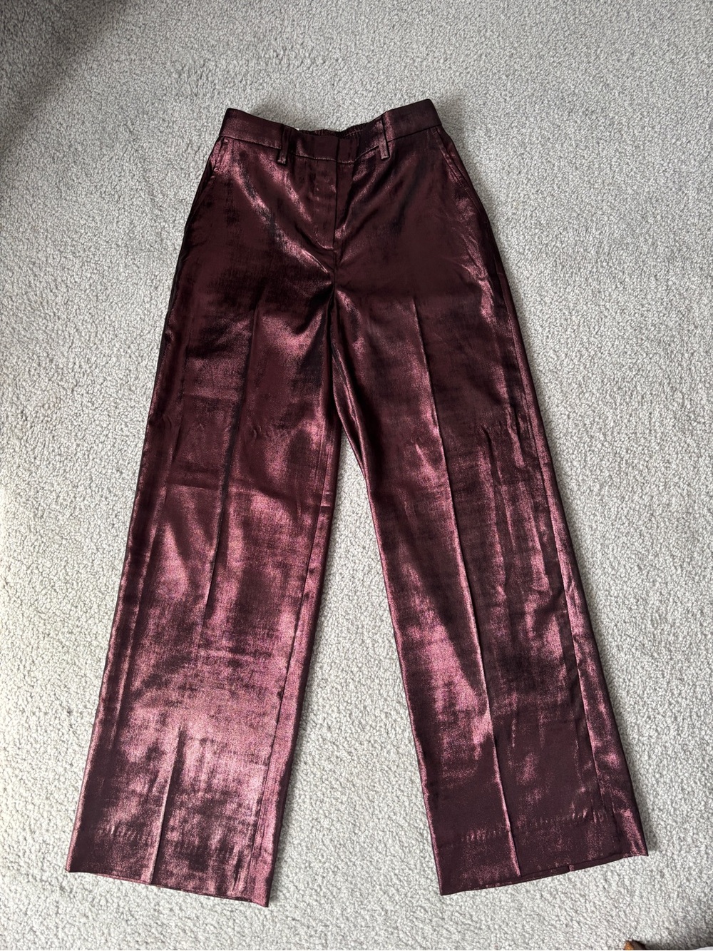 Banana Republic Metallic Wide-Leg Pant